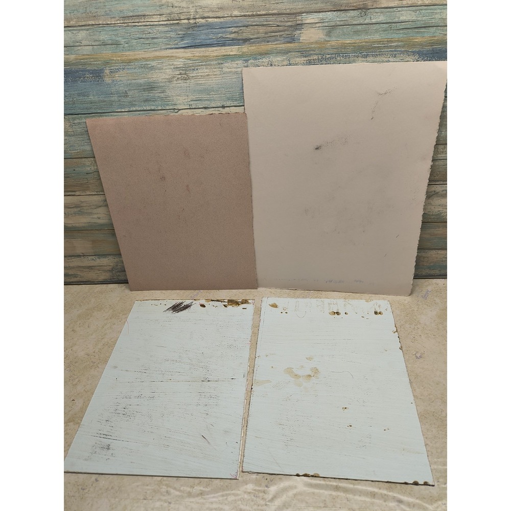 Lot Of 4, Original Oil Painting On Paper Portrait And Nude - Picture 8 of 8